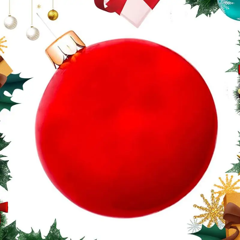 

Christmas Inflatable Ball Ornament | Big Size Custom Christmas Balls 65cm Large | Christmas Indoor Outdoor Decorations for Home
