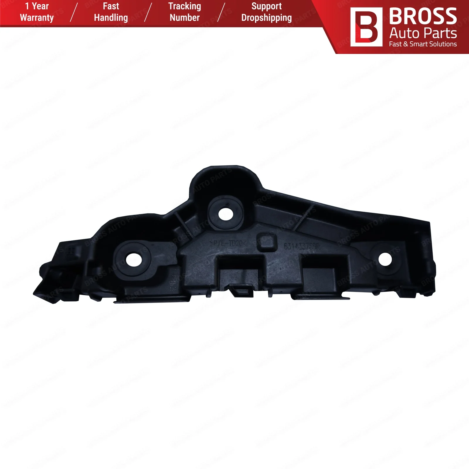 Bross автозапчасти BSP679 держатель бампера кронштейн 631433758R Передний левый для Sandero MK2