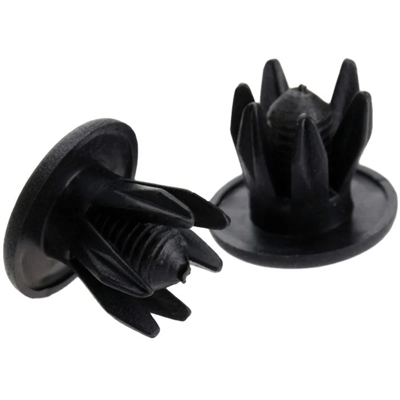 

Interior Rivet Assortment Clip Fastener Bumper Plastic Black 50x Moulding