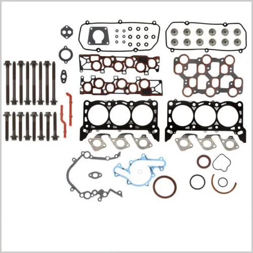 

Подходит для 98-00 Ford E150 E250 F150 4.2L // Mustang 3,8/3.9L полный комплект прокладок болтов