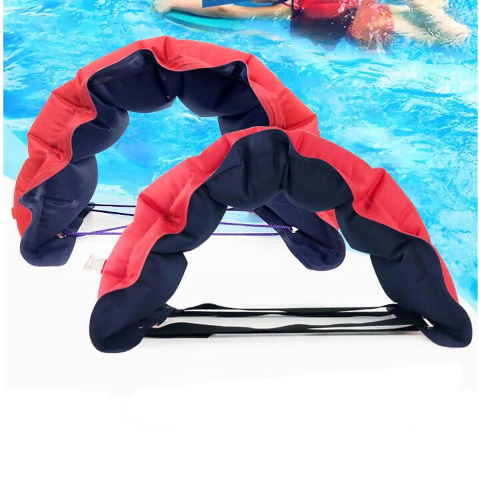 

Inflatable Swim Belt Water Aerobics Exercise Belt Swim Floating Waistband