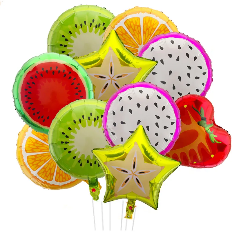 

Фруктовые фольгированные шары LQVYI, 18 дюймов, набор из 10 штук