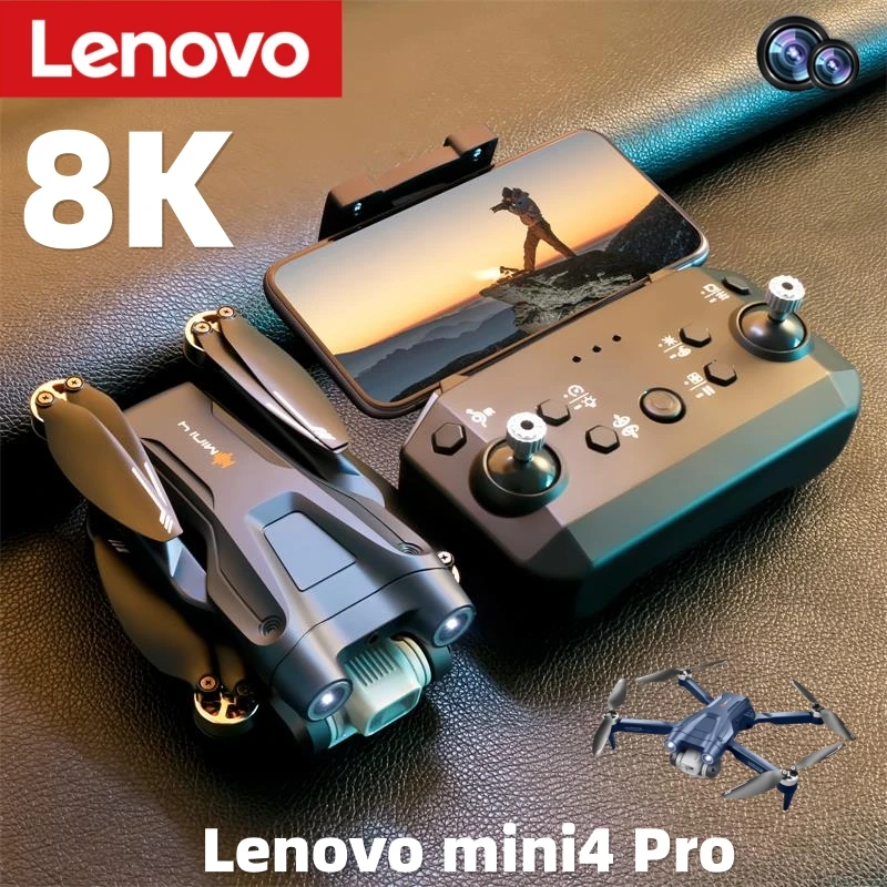 

Дрон Lenovo MINI4 для профессиональной аэрофотосъемки, летательный аппарат, мини-камера 8K, уличный Дрон с двойной камерой, GPS обход препятствий