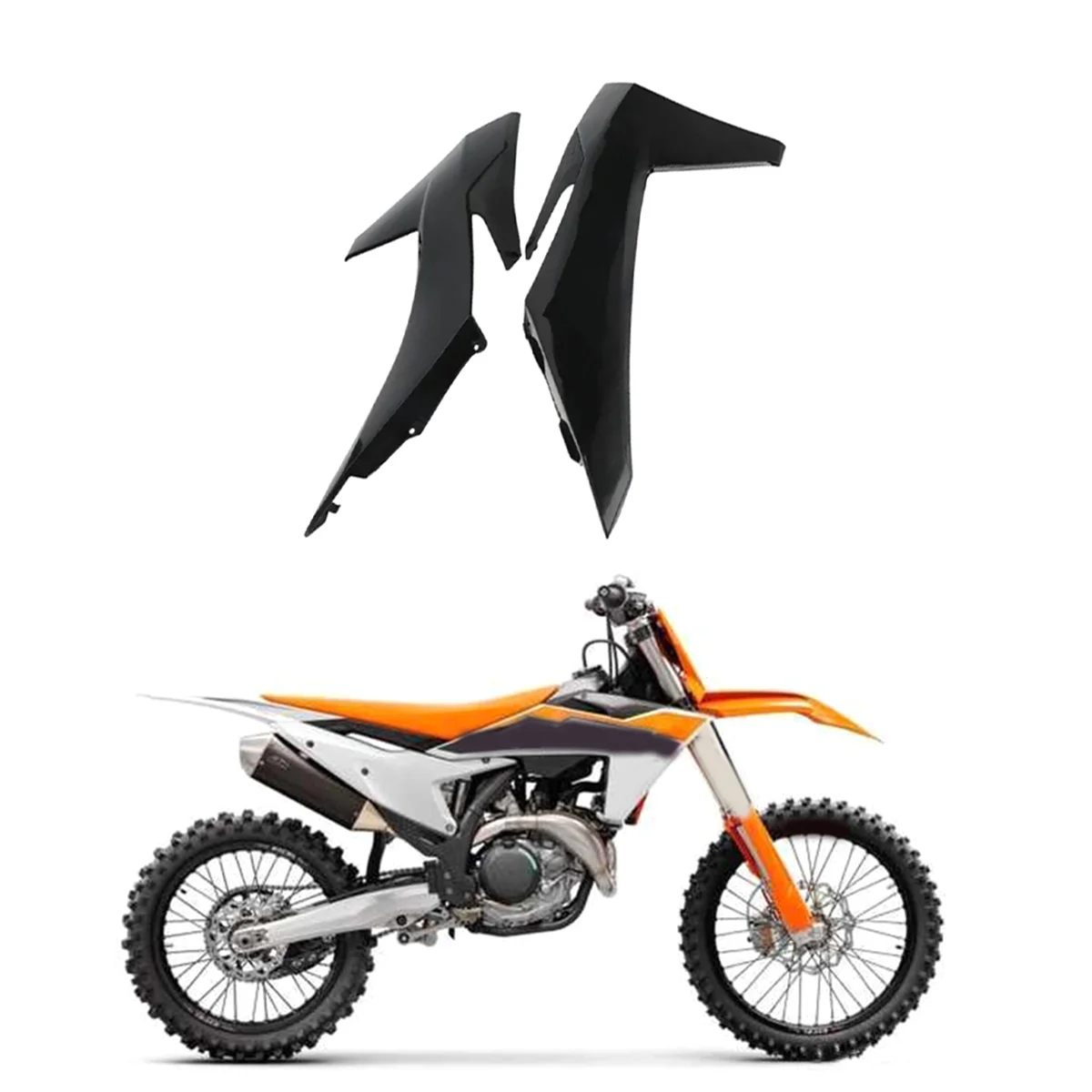 Обтекатели кузова мотоцикла защитная крышка боковая для KTM SX-F XC XC-F 125 250 300 350 450 2023