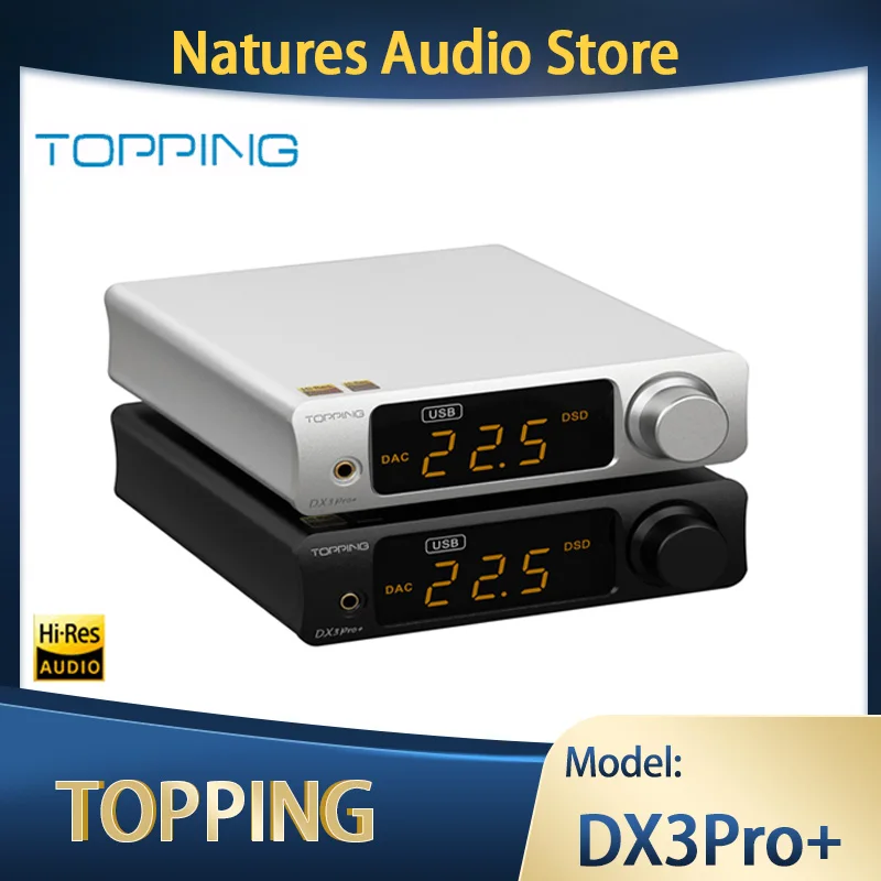 Усилитель для наушников TOPPING DX3 PRO + Plus Hi-Fi DAC усилитель DX3pro plus DSD256 ES9038Q2M декодер с