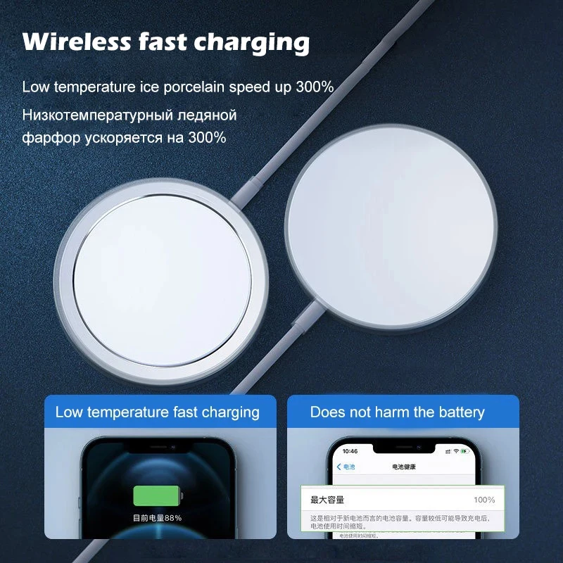 pd 20w magnetic wireless charging for iphone 13 12 11 pro max mini usb c type c fast charger x xs xr 8 plus phone quick charge free global shipping