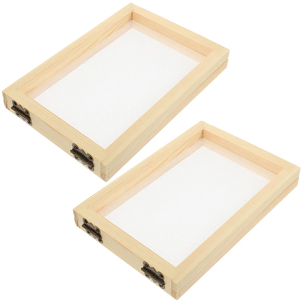 

2 Pcs Paper Frame DIY Crafting Children Present Making Educational Toys Tools Mould Puzzle Suite