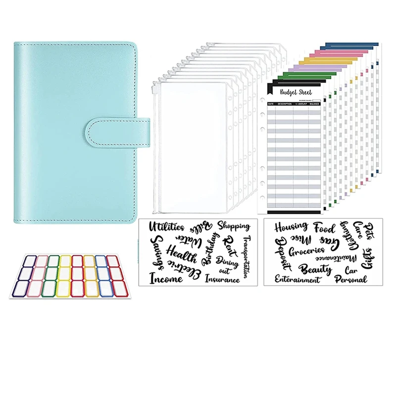 

Budget Cash Envelope, Budget Binder, Envelope With Zip And Expense Budget Statement, For Money Saving Organizer