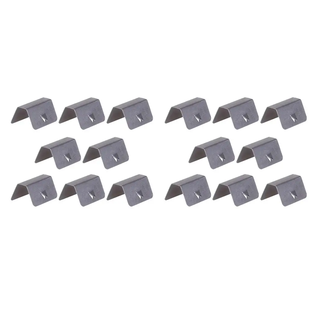 Набор из 16 штук дефлектор ветра/дождя фитинговый зажим нержавеющей стали для Heko G3