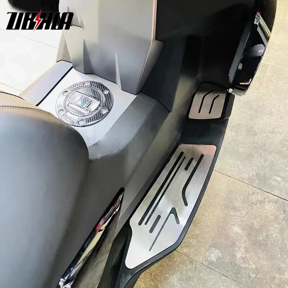 Фото Подножки для мотоцикла, накладки на подножки для BMW C400X C400GT 2018 2019 2020 2021 2022 2023 2024 C400 X/GT, ступеньки для подножки, подставка для ног, педаль №4
