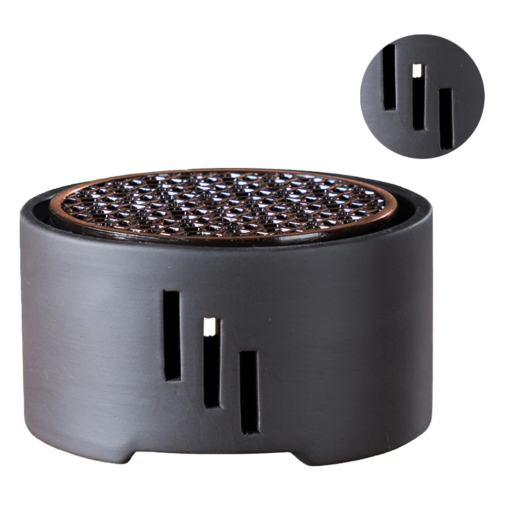 

Warmer Teapot Tea Heater Coffee Ceramic Cast Iron Holder Mug Light Warmers Tealight Stove Retro Porcelain Desk Plate Butter Pot