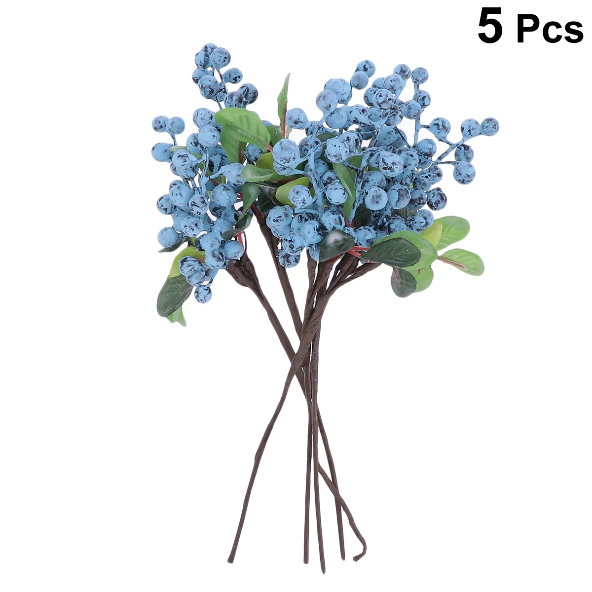 

Berry Berries Artificial Fake Christmas Stems Blueberry Branches Picks Flower Holly Red Faux Decor Pick Blueberries Stem