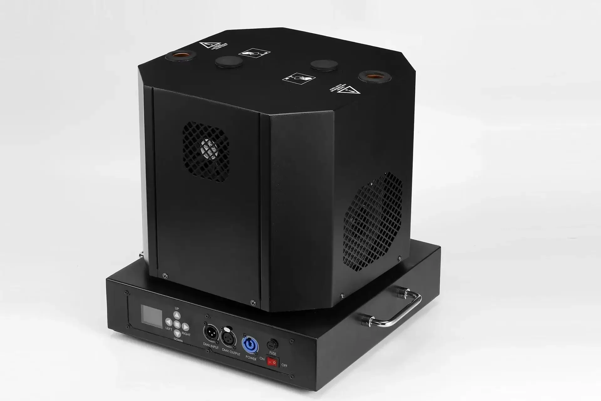 Двойная бесконечная вращающаяся машина для холодных и фейерверков. Машина