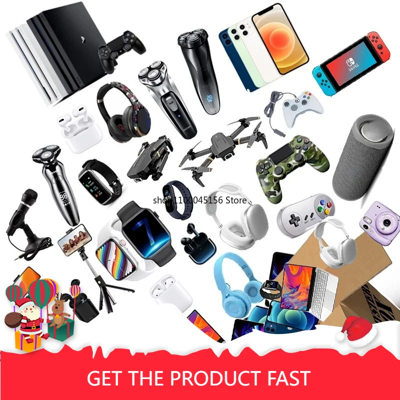 

Новинка 2022, самая популярная таинственная коробка на удачу, высокое качество, новинка 100%, выигрыш сюрпризов, случайный товар, электронный пр...