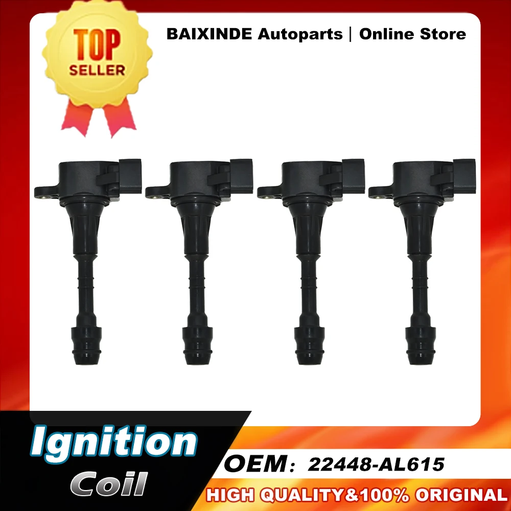 

1/6 шт. OEM 22448-AL615 22448AL615 22448 AL615 катушка зажигания подходит для Nissan 350Z Infiniti FX35 FX45 G35 M35 M45 3.5L V6 2003-2008
