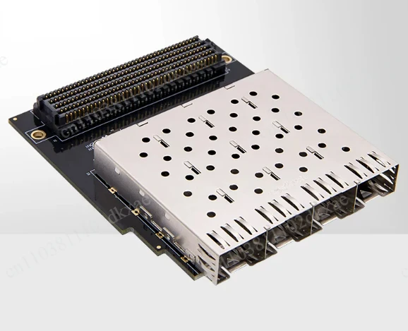 Фото Плата разработки FPGA с 4-мя каналами модуля интерфейса SFP, подсистемная плата HPC FMC FH1223 №3