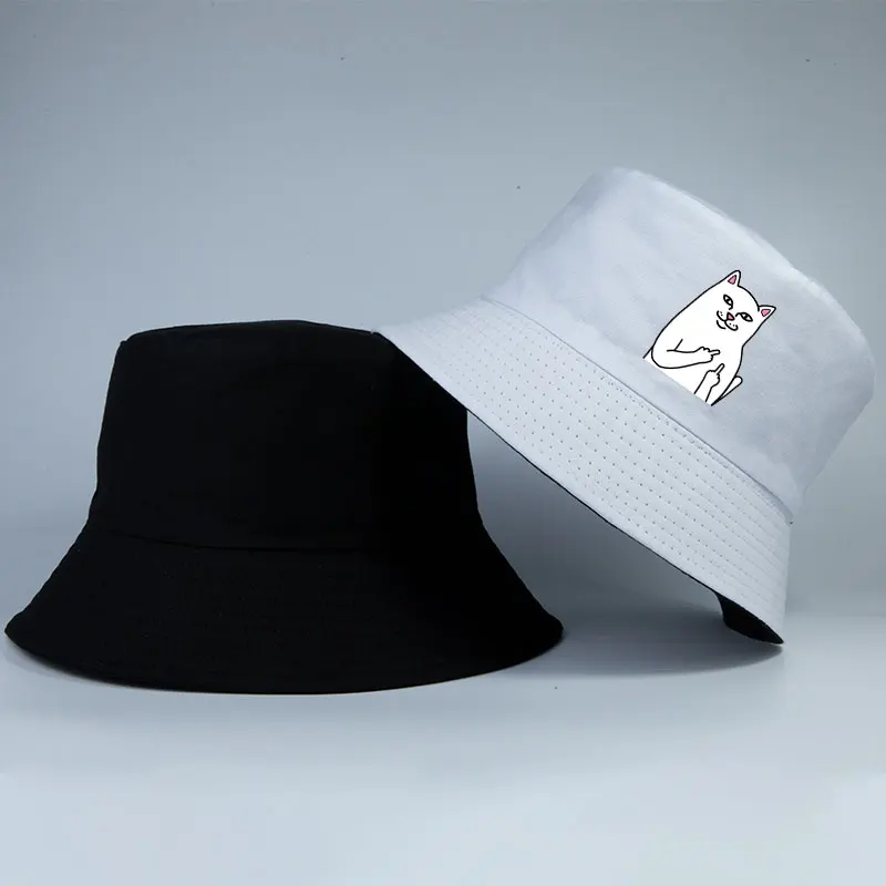 Панама двусторонняя для мужчин и женщин шляпа в стиле хип-хоп со шнуровкой