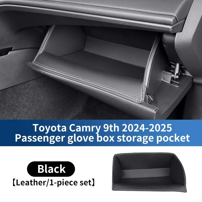 

Для Toyota Camry 9th 2024-2025 автомобильный перчаточный ящик, карман для хранения, противоскользящий органайзер, чехол, устойчивый к царапинам, износостойкие аксессуары для интерьера