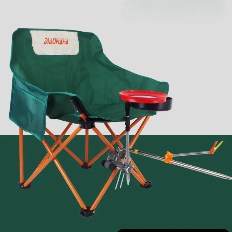 QF50OC-Silla plegable portátil para playa y pesca, Silla plegable para acampar, jardín,...