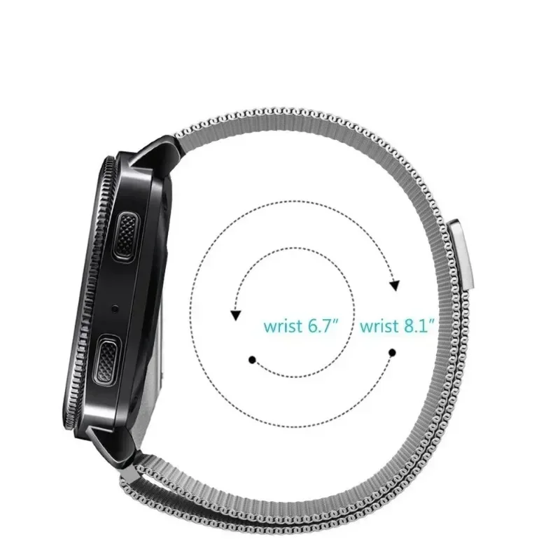 Ремешок-петля для Amazfit Balance 2 XT, 20 мм, 22 мм, магнитный металлический браслет из нержавеющей стали для Amazfit Balance 2 XT, аксессуары (art.: 3920daace3de5) - 3920daace3de5