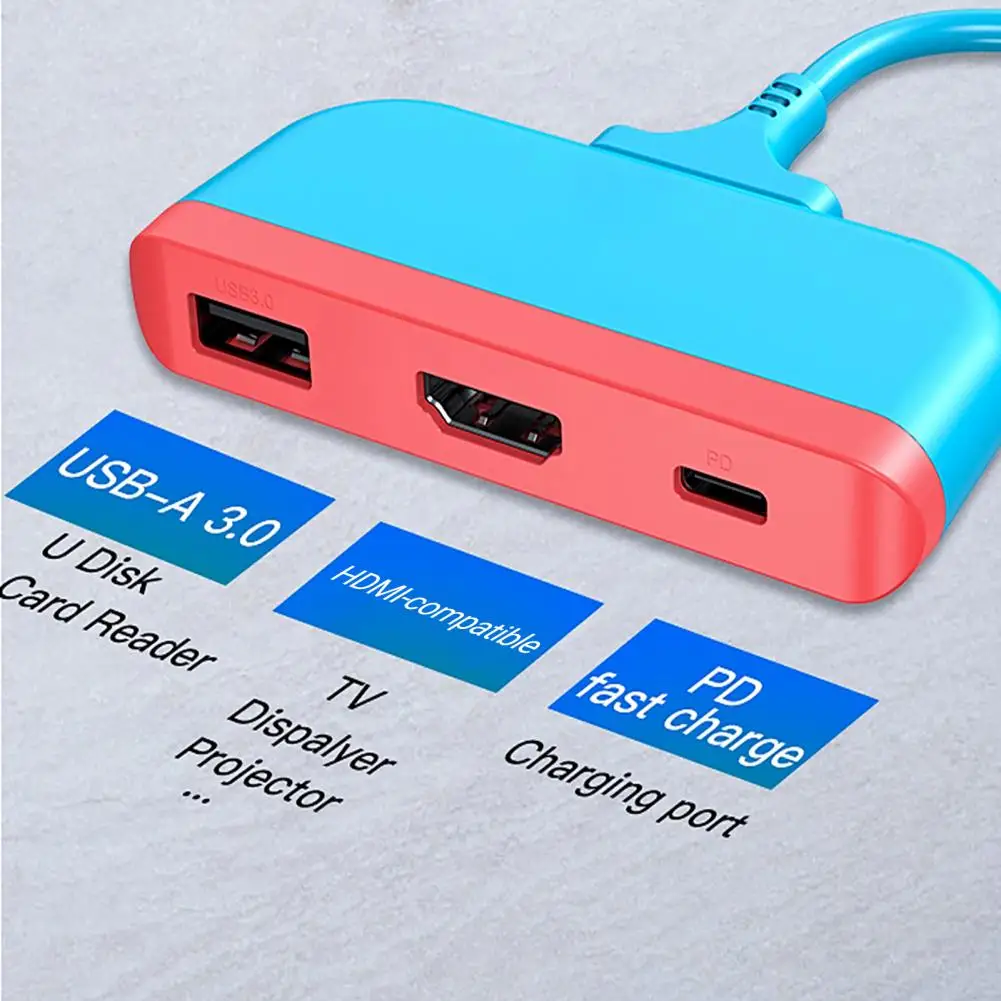 

Адаптер для быстрой подключения к ТВ-приставке с интерфейсом USB Type-C и поддержкой 4K HDMI