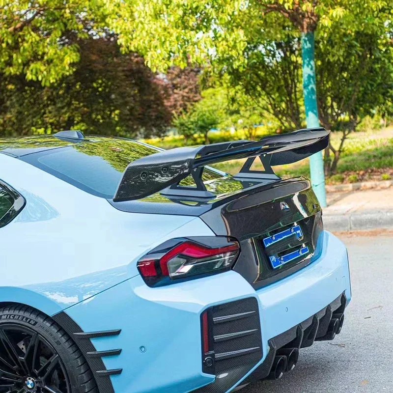 Для BMW M3 M4 F80 F82 F83 G80 G82 Хвостовые плавники из углеродного волокна Задний спойлер