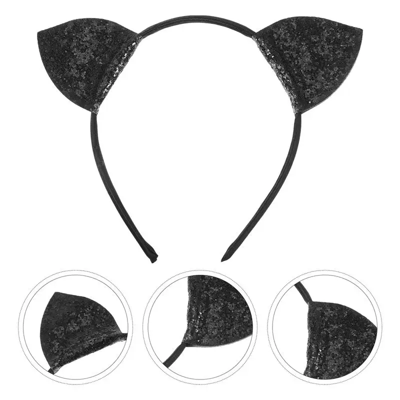 

Декоративная лента для вечерние с милыми кошачьими ушками