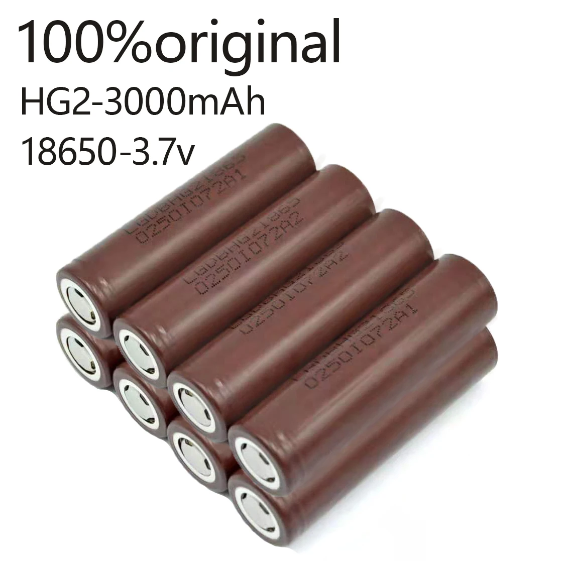 

100%.Original .recargabie.bateria.18650.3000mAh.3.7v.HG2.bateria de litio.18650.3000mAh.bateria.de.computadora, dispositivos