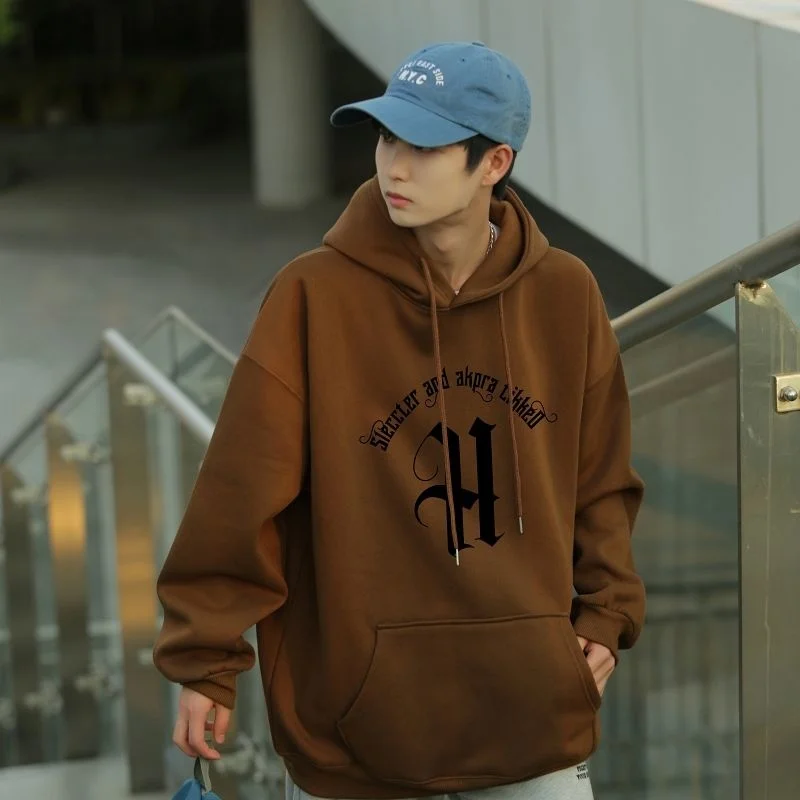 

NoEstaMal Korean Style Letter Graphic Hoodies For Men Women Streetwear Casual Man's Hooded Sweatshirts 2022 Autumn Unisex Tops