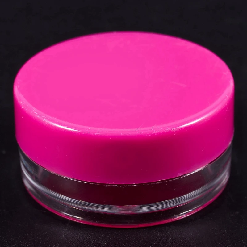 

150 Pieces Plastic Pot Jars Empty Cosmetic Container With Lid For Creams Sample Make-Up Storage, 5 G, 10 Colors