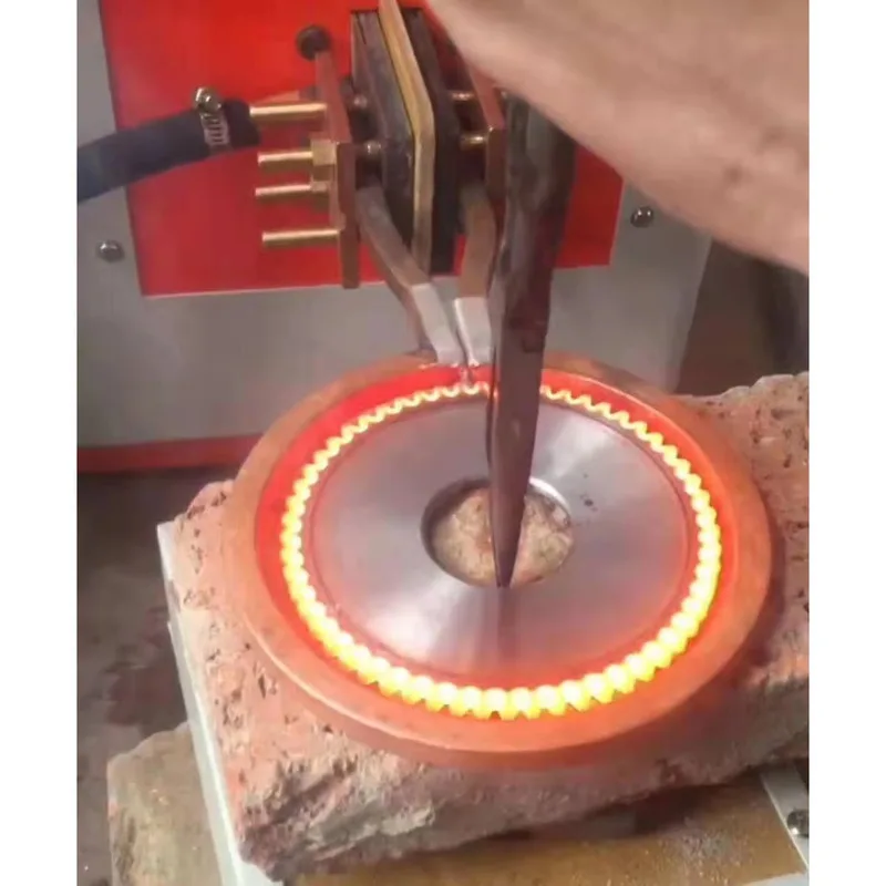 Высокочастотный индукционный нагреватель оборудование шестерня и закалка вала