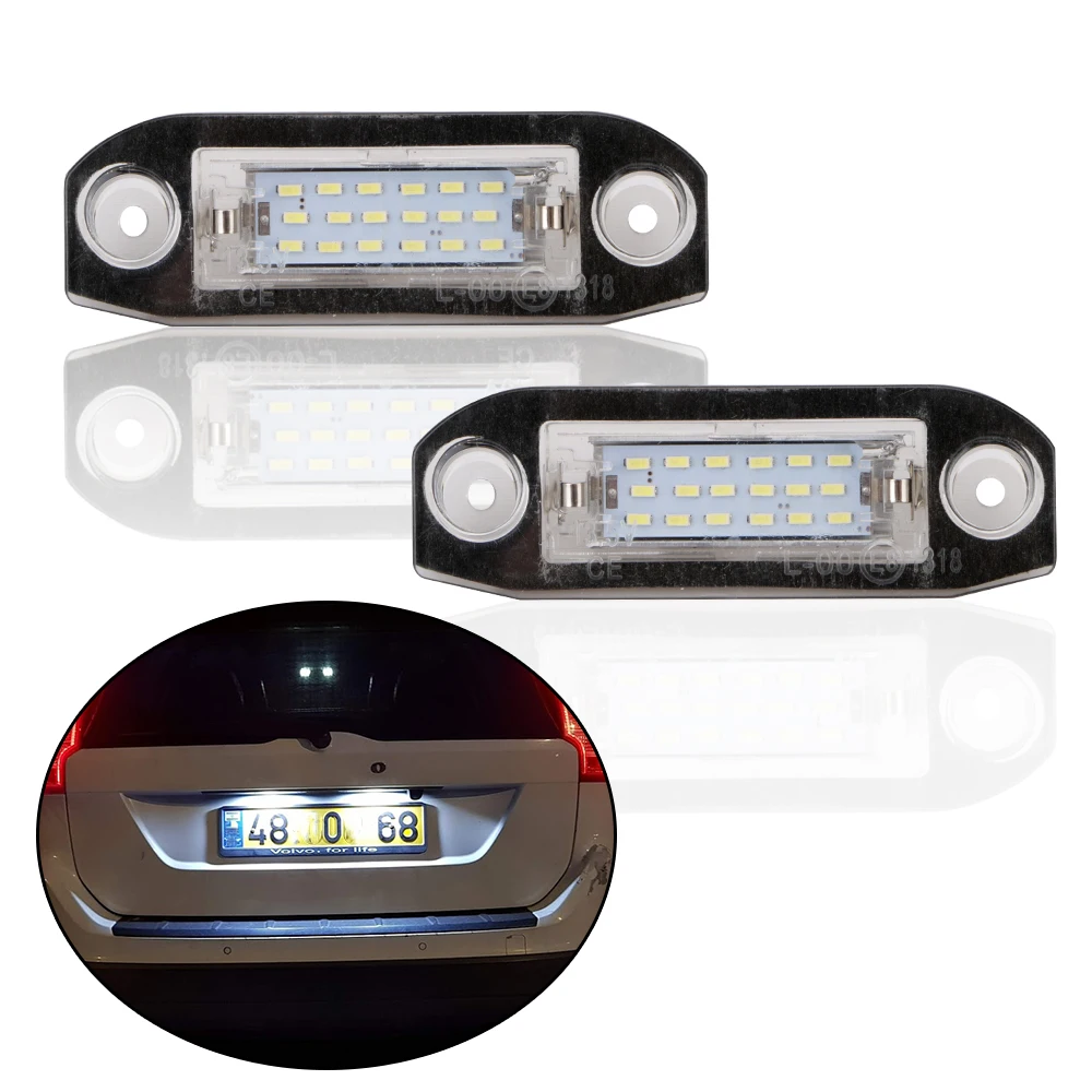 

12В 2 шт. номерной знак автомобиля огни Canbus Ошибка Бесплатная светодиодный