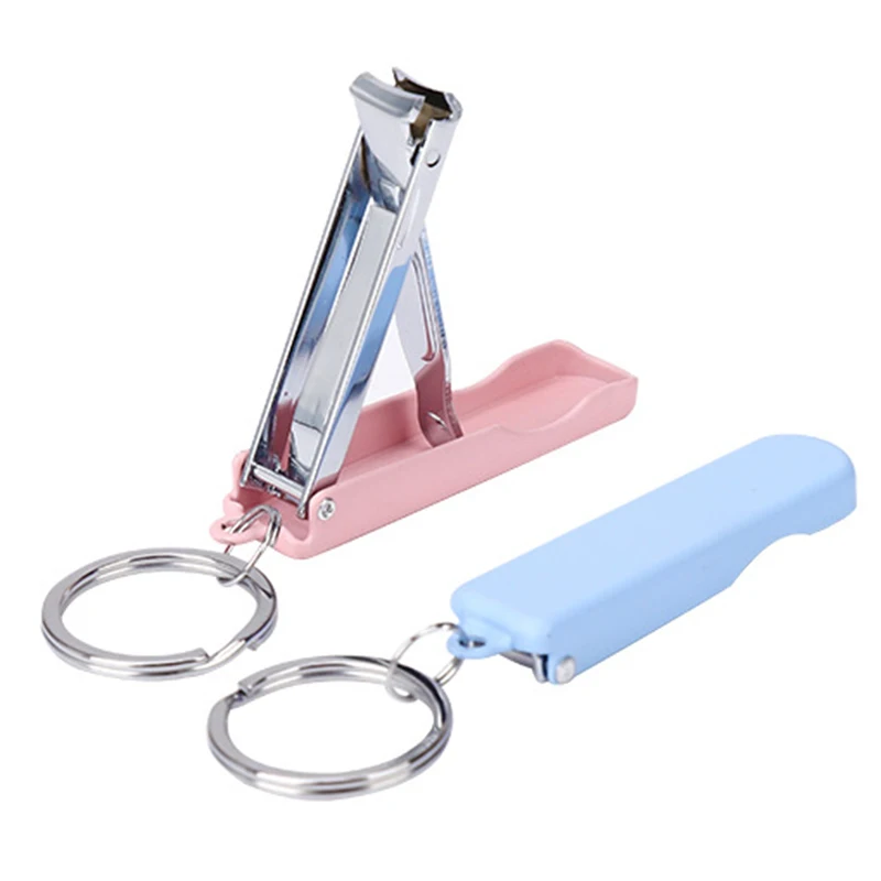 

1Pcs Nail Clippers Portable Foldable Multi-function Nail Scissors Dead Skin Remover Cutter Nipper Nail Tools