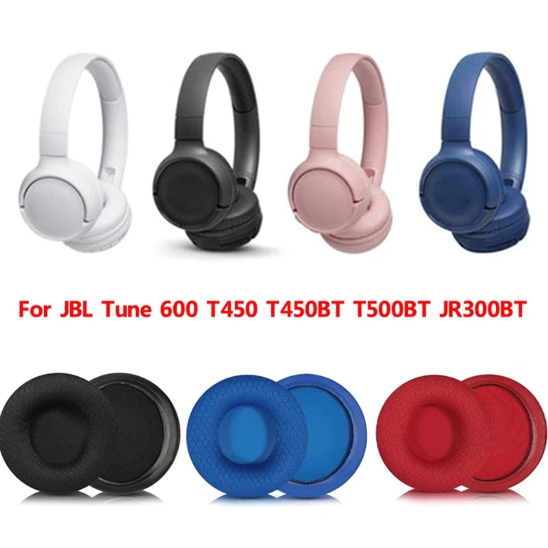 

Дышащие сетчатые амбушюры, накладки для наушников T500BT T450, амбушюры для наушников, амбушюры с губкой с эффектом памяти, амбушюры из сетчатой ткани/льдовая ткань