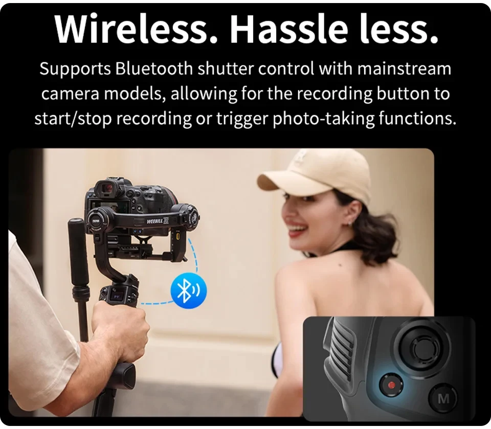 ZHIYUN Weebill 3S карданная камера ручной 3-осевой стабилизатор для беззеркальных зеркальных камер Sony Canon Panasonic Nikon (art.: 3920cbc365aea) - 3920cbc365aea