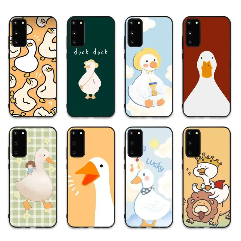 

Duck Phone Case for Samsung S10 21 20 9 8 plus lite S20 UlTRA 7edge