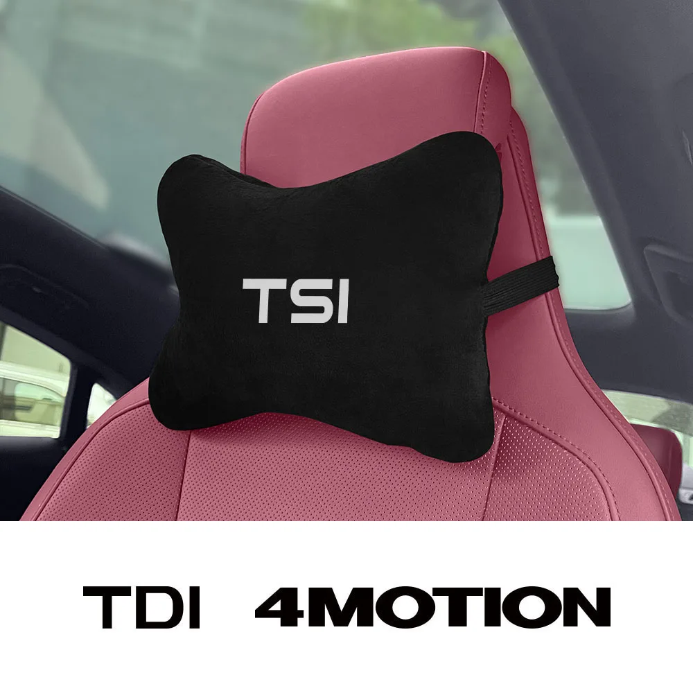 Подушка для головы с поддержкой шеи для автомобиля Car Seat Headrest Pillow Neck Support Auto Accessories For VW Volkswagen TSI TDI 4Motion Jetta Tiguan Touareg Beetle Arteon.