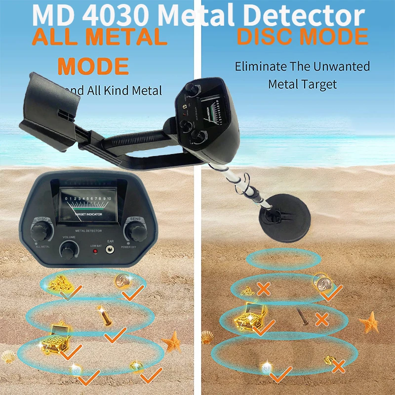 

HOT MD4030 Metal Detector Gold Treasure Detector Underground Metal Detector Hunter Tracker Seeker Metal Circuit Detector MD5090