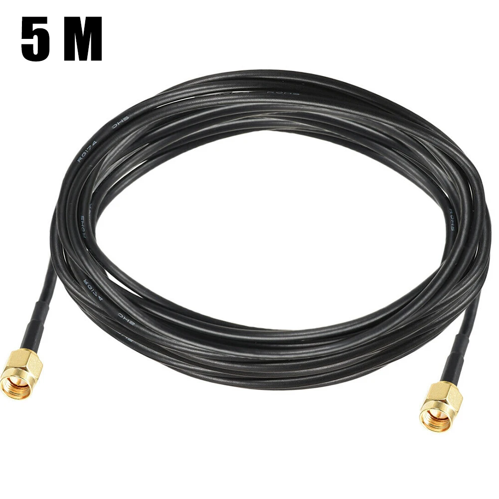 

RF Coaxial Adapter Connector RG174 SMA Male To SMA Male Copper Cable Extension For Wi-Fi Antenna Signal Repeaters