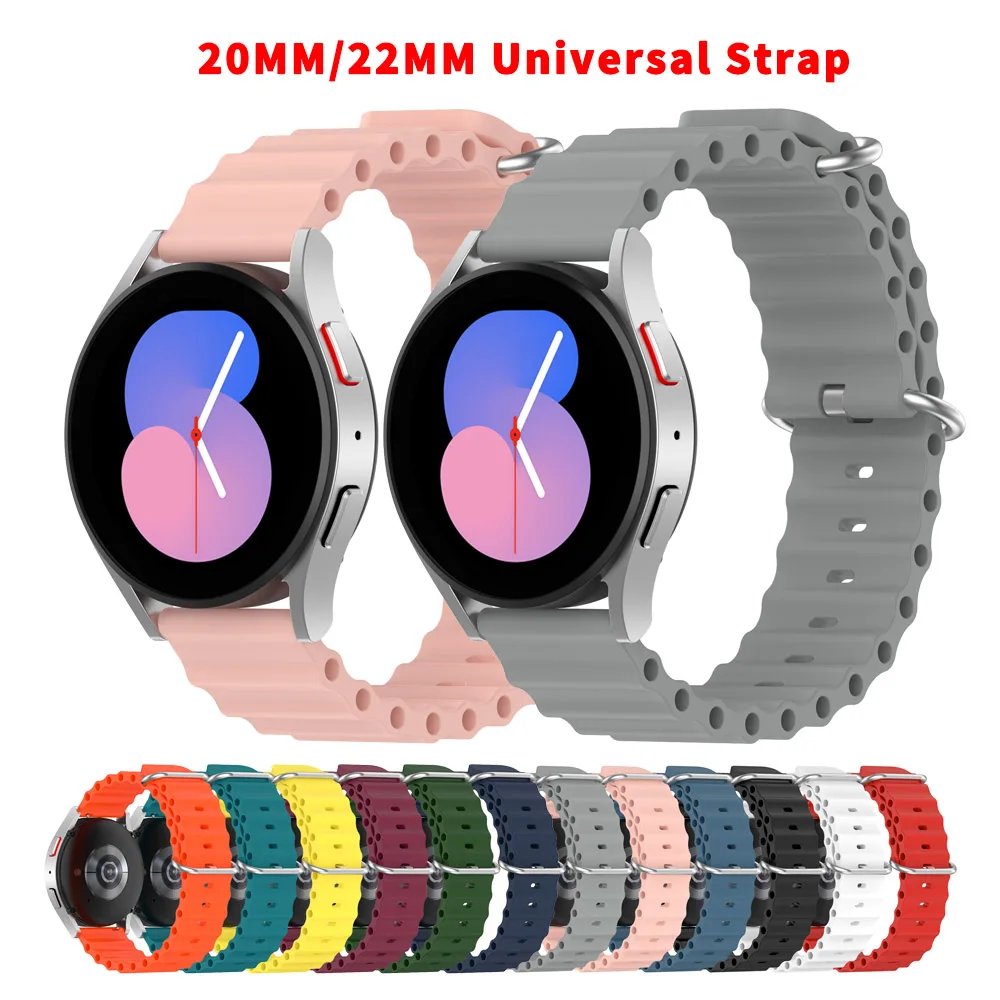 

Ремешок силиконовый для Samsung Galaxy Watch 3/46 мм/42 мм/active 2/46 Gear S3 Frontier/s2/sport, браслет для Huawei Gt 2/2e, 20 мм 22 мм