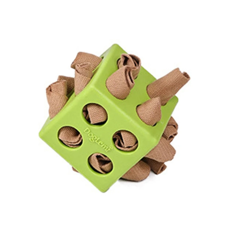 Нюхающий кубик для собак игрушка медленного кормления и сбора пищи тренировки