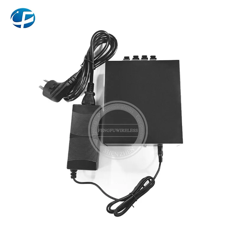 Оптоволоконный Мини 4-портовый EPON OLT DC12V Web Snp совместимый с волоконным домом XPON ONU