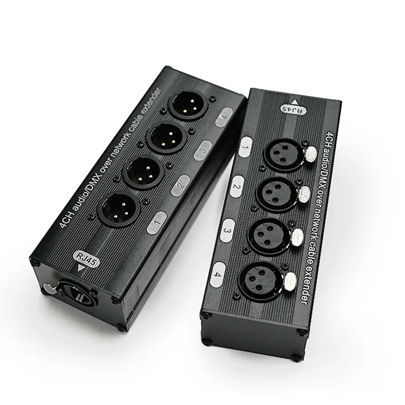 XLR Audio Snake 4-канальный 3-контактный многосетевой выключатель для студии сценической записи, женский и мужской кабель, удлинитель сетевого сигнала (art.: 3920ca1bca273) - 3920ca1bca273
