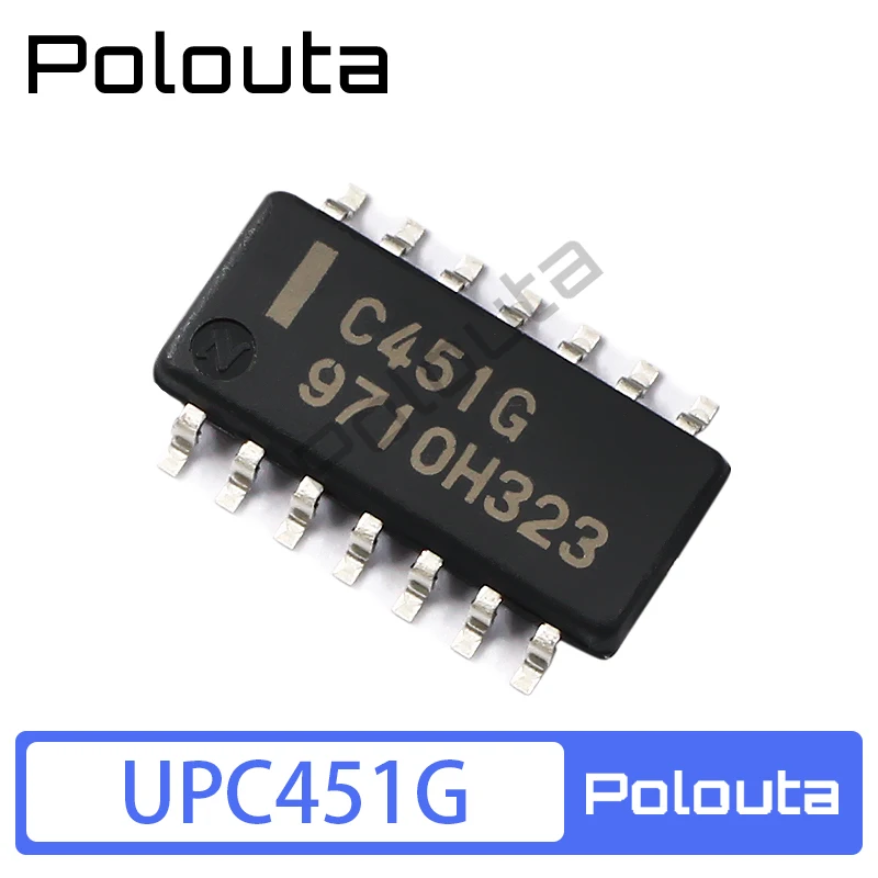 

8 Pcs UPC451G C451G SOP-14 Operational Amplifier Arduino Nano Free Shipping Diy Kit Electronics Integrated Circuits Polouta