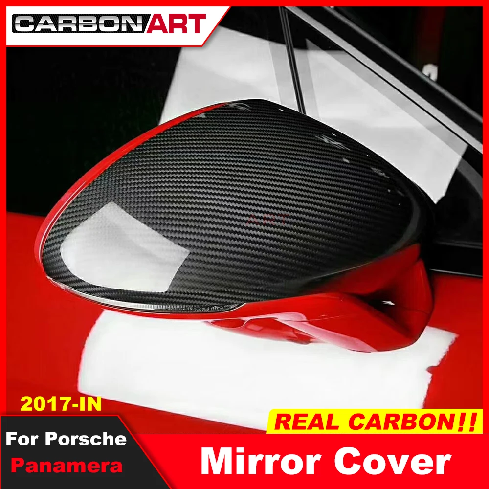 

Чехол для зеркала заднего вида porsche Panamera 2017 дюйма, чехол для зеркала заднего вида, подходит для porsche Panamera, колпачки для зеркал из углеродного ...