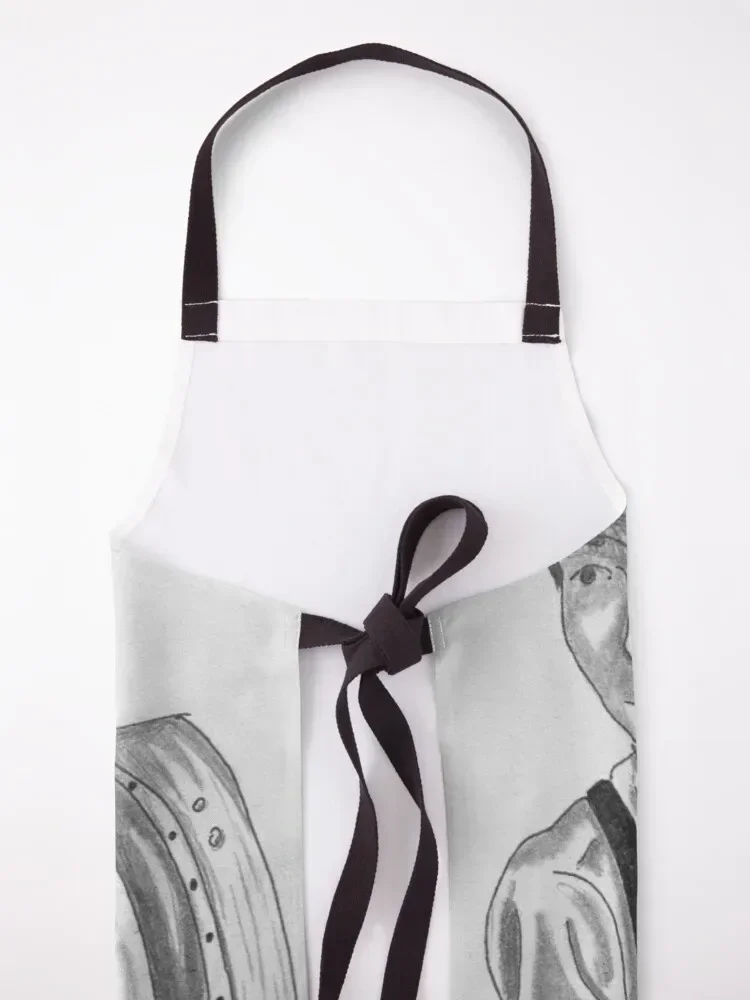 Фартук Bodhran Player очищает вещи для дома Женский кухонный фартук шеф-повара мужчин