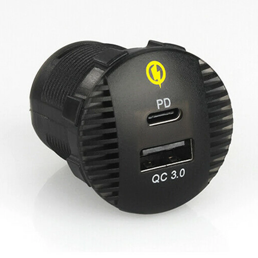 

Nice Portable Car Electronics Charger USB Charger 1 Pcs 1* ABS Accessories DC 12-24V Dual USB Port Electronics