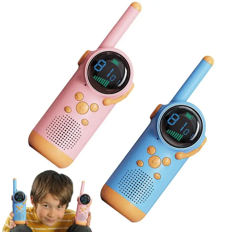 

Детская рация для девочек, рация с большим радиусом действия, портативная рация на батарейках для девочек