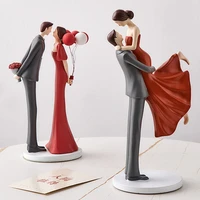 romantic couple statues and sculptures room decoration aesthetics living room home decoration indoor figurines wedding gifts