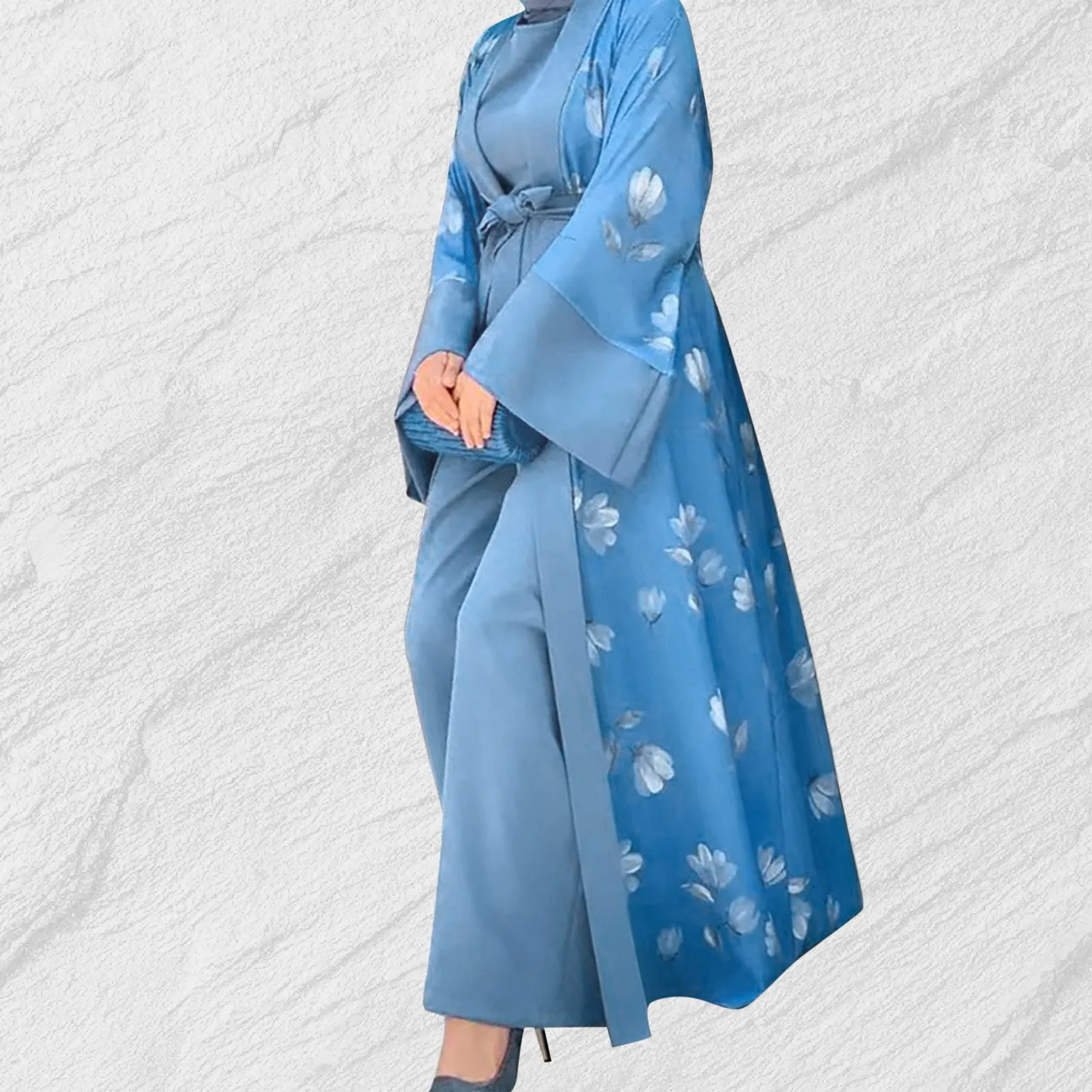 2024 Новый женский комплект с цветочным принтом элегантный костюм из двух